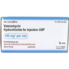 Vancomycin 500mg 10ml, 10/box
